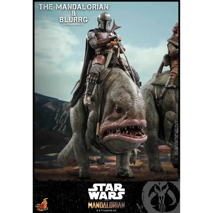 The Mandalorian & Blurrg Set: TMS046: The Mandalorian: Star Wars - Hot Toys Action Figure