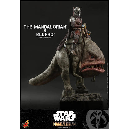 The Mandalorian & Blurrg Set: TMS046: The Mandalorian: Star Wars - Hot Toys Action Figure