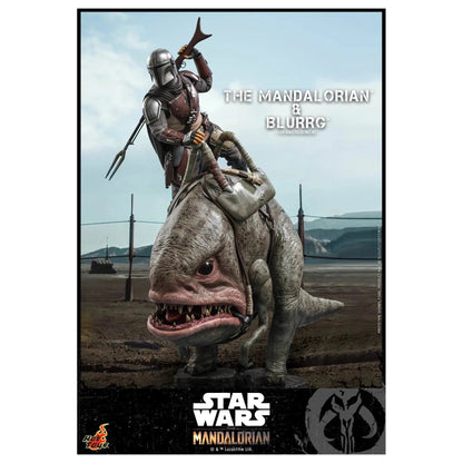 The Mandalorian & Blurrg Set: TMS046: The Mandalorian: Star Wars - Hot Toys Action Figure