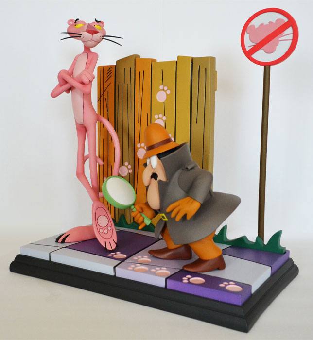 The Pink Panther: Pink Panther & The Inspector Statue - Hollywood Collectibles Group Statue