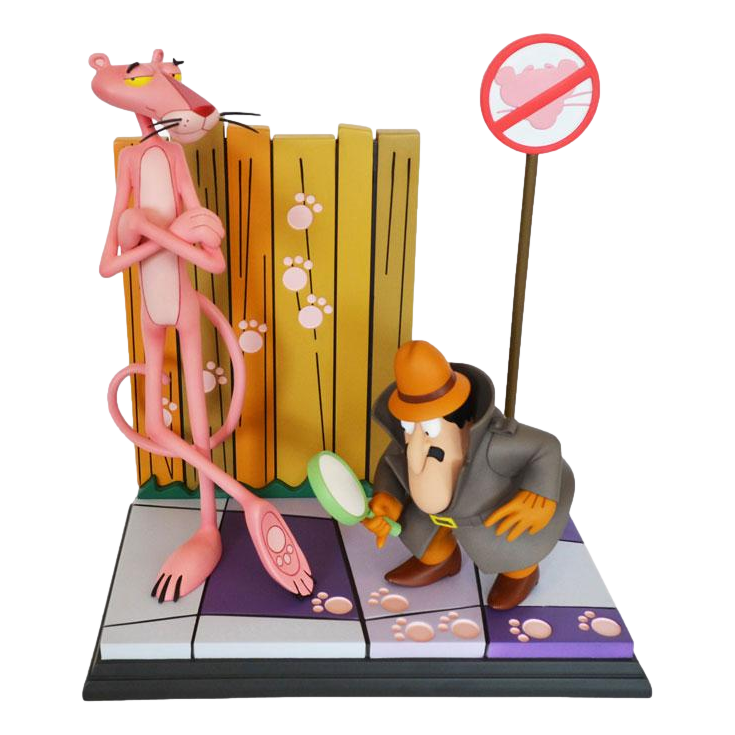 The Pink Panther: Pink Panther & The Inspector Statue - Hollywood Collectibles Group Statue