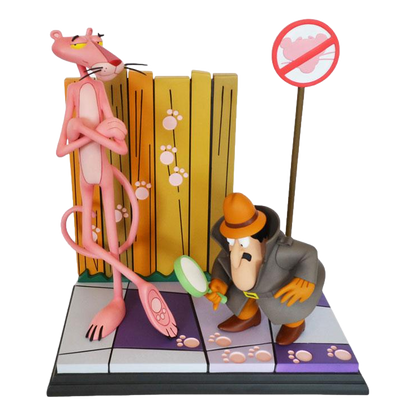 The Pink Panther: Pink Panther & The Inspector Statue - Hollywood Collectibles Group Statue