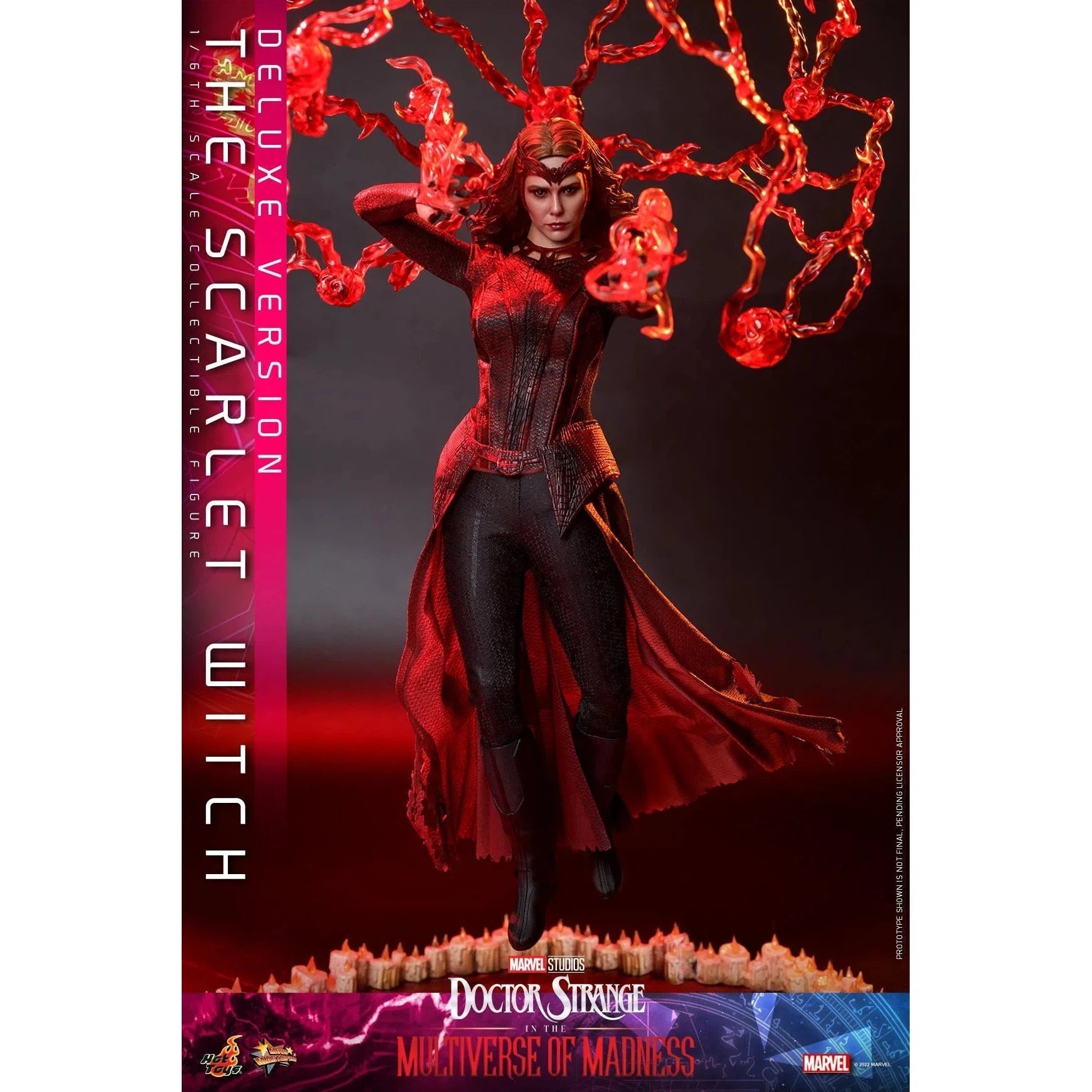 The Scarlet Witch: Deluxe: Multiverse Of Madness: Marvel: MMS653 - Hot Toys Action Figure