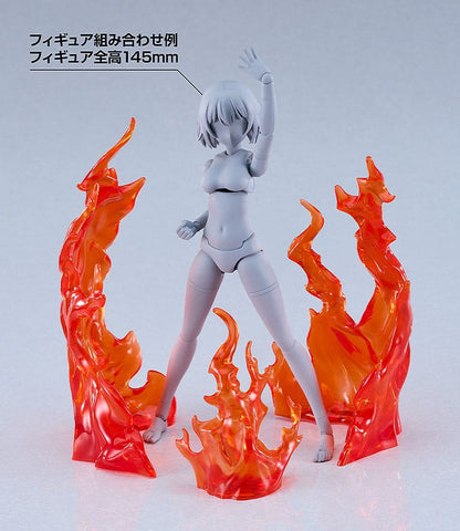 The Simple Effect Parts for Figures Flames: Red - Good Smile Company Action Figure: Accessories