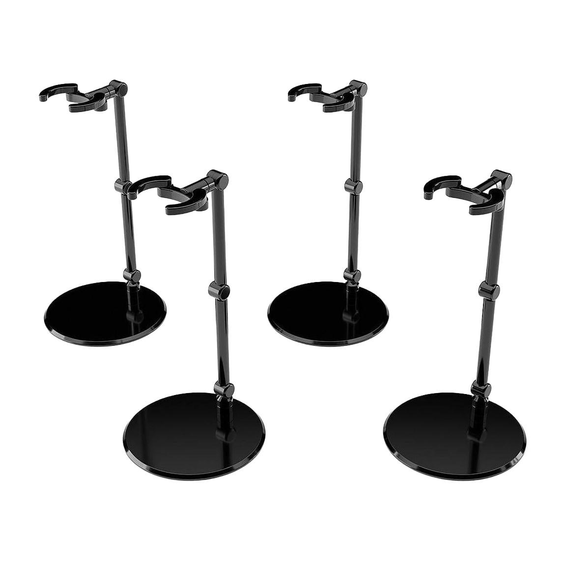 The Simple Stand Mini Nendoroid More for Mini Figures & Models mini Black 4er-Pack - Good Smile Company Action Figure: Accessories