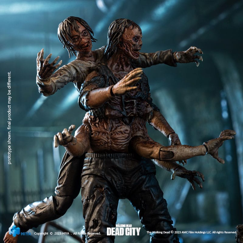 The Walking Dead: Dead City: Walker King: Exquisite Mini: 1/18 Action Figure - Hiya Toys Action Figures