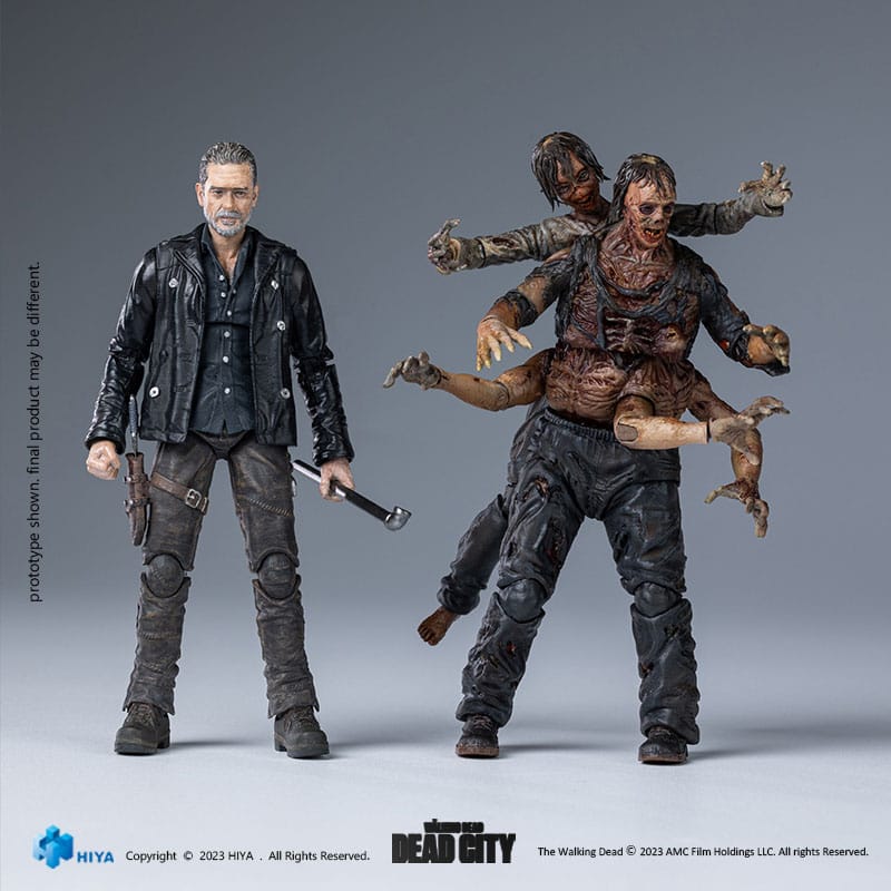 The Walking Dead: Dead City: Walker King: Exquisite Mini: 1/18 Action Figure - Hiya Toys Action Figures