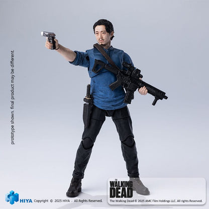 The Walking Dead Exquisite Mini Series Actionfigur 1/18 Glenn 11 cm - Hiya Toys Action figures