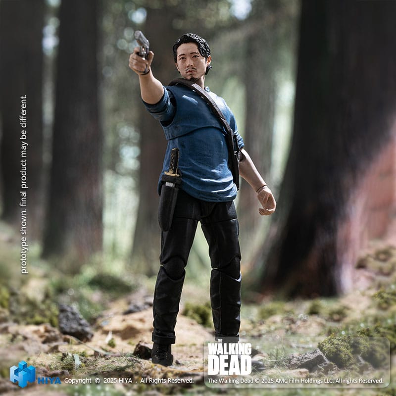 The Walking Dead Exquisite Mini Series Actionfigur 1/18 Glenn 11 cm - Hiya Toys Action figures