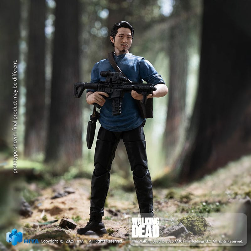 The Walking Dead Exquisite Mini Series Actionfigur 1/18 Glenn 11 cm - Hiya Toys Action figures
