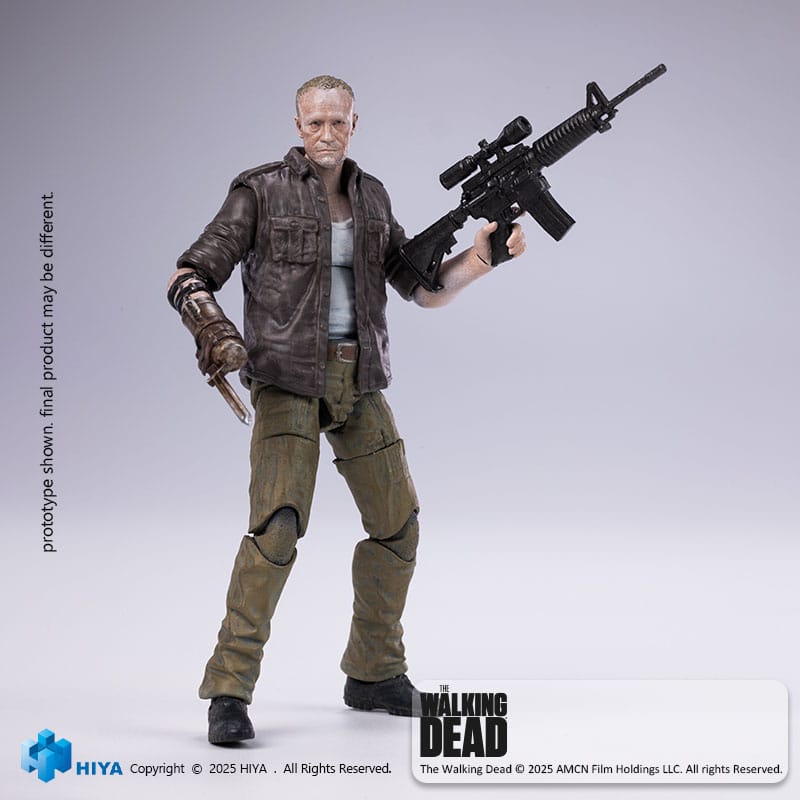 The Walking Dead: Merle: Exquisite Mini: 1/18 Action Figure - Hiya Toys Action Figures