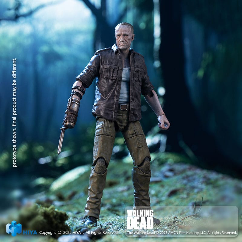 The Walking Dead: Merle: Exquisite Mini: 1/18 Action Figure - Hiya Toys Action Figures