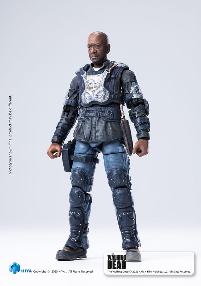 The Walking Dead: Morgan: Exquisite Mini: 1/18 Action Figure - Hiya Toys Action Figures