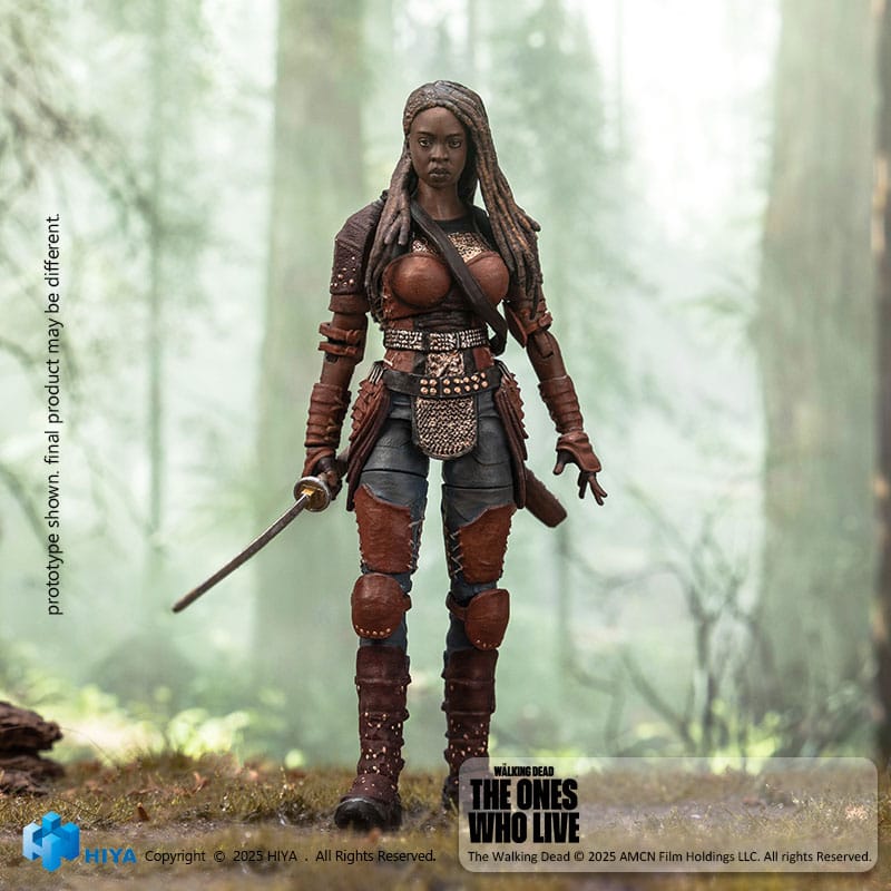 The Walking Dead: The Ones Who Lived: Michonne: Exquisite Mini: 1/18 Action Figure - Hiya Toys Action Figures