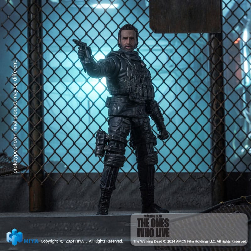 The Walking Dead: The Ones Who Lived: Rick Grimes: Exquisite Mini: 1/18 Action Figure - Hiya Toys Action Figures