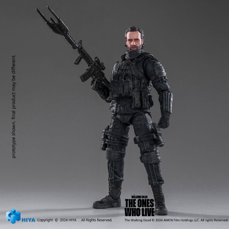 The Walking Dead: The Ones Who Lived: Rick Grimes: Exquisite Mini: 1/18 Action Figure - Hiya Toys Action Figures