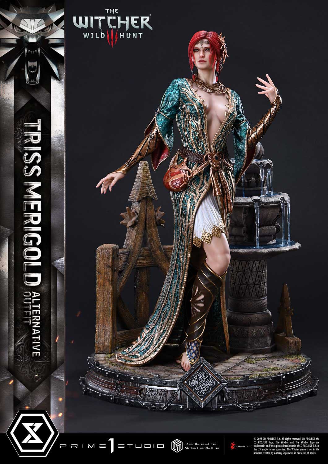 The Witcher 3: Wild Hunt: Triss Merigold (Alternative Outfit Bonus Ver.): Real Elite Masterline 1/4 Scale Limited Edition Statue - Prime 1 Studio Statue