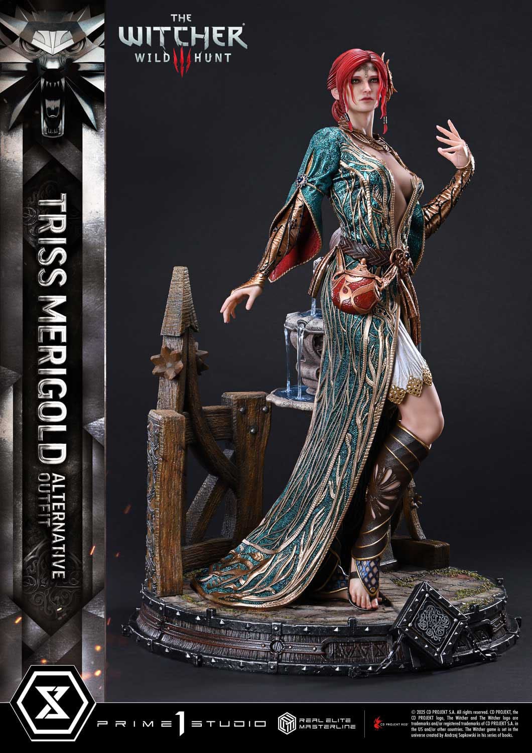 The Witcher 3: Wild Hunt: Triss Merigold (Alternative Outfit Bonus Ver.): Real Elite Masterline 1/4 Scale Limited Edition Statue - Prime 1 Studio Statue