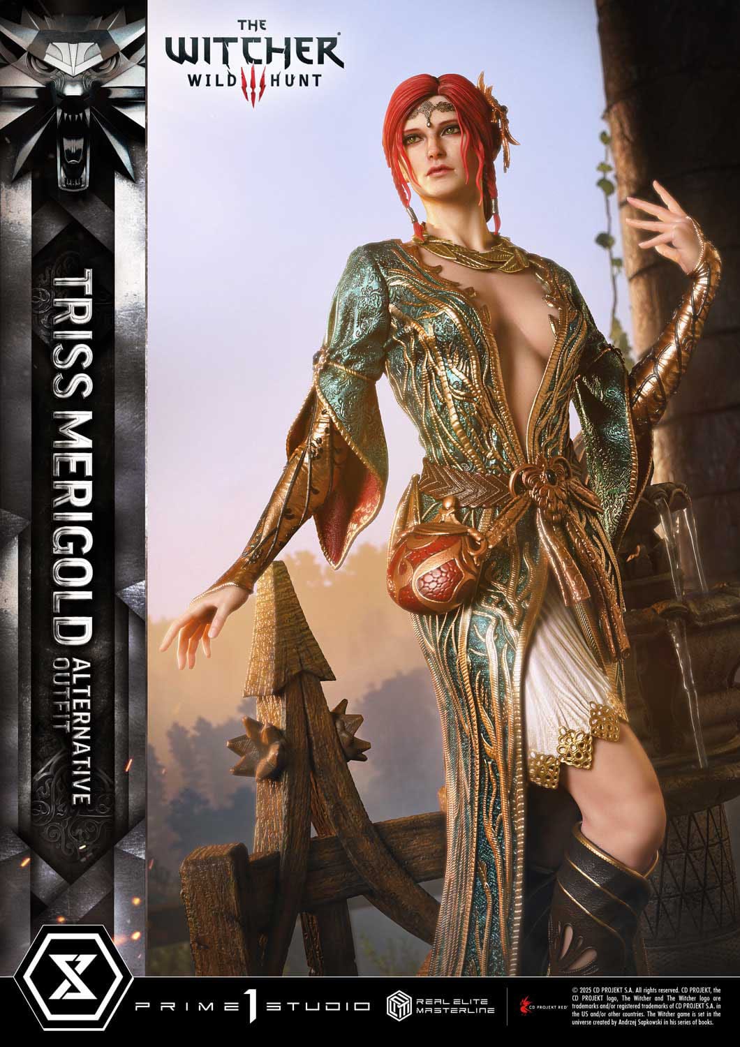 The Witcher 3: Wild Hunt: Triss Merigold (Alternative Outfit Bonus Ver.): Real Elite Masterline 1/4 Scale Limited Edition Statue - Prime 1 Studio Statue