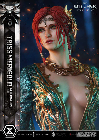 The Witcher 3: Wild Hunt: Triss Merigold (Alternative Outfit Bonus Ver.): Real Elite Masterline 1/4 Scale Limited Edition Statue - Prime 1 Studio Statue