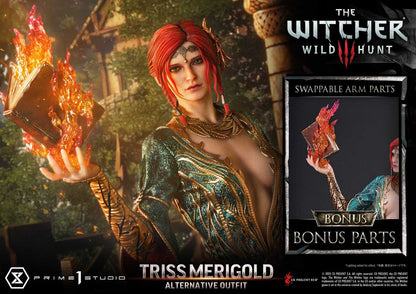 The Witcher 3: Wild Hunt: Triss Merigold (Alternative Outfit Bonus Ver.): Real Elite Masterline 1/4 Scale Limited Edition Statue - Prime 1 Studio Statue