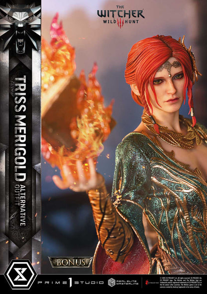 The Witcher 3: Wild Hunt: Triss Merigold (Alternative Outfit Bonus Ver.): Real Elite Masterline 1/4 Scale Limited Edition Statue - Prime 1 Studio Statue