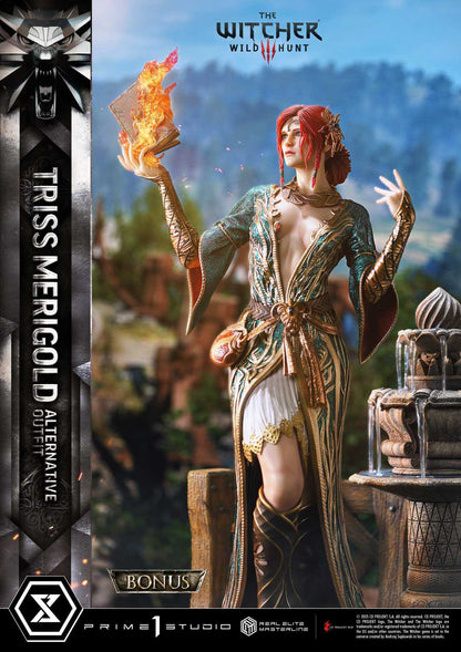 The Witcher 3: Wild Hunt: Triss Merigold (Alternative Outfit Bonus Ver.): Real Elite Masterline 1/4 Scale Limited Edition Statue - Prime 1 Studio Statue
