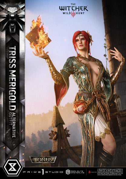 The Witcher 3: Wild Hunt: Triss Merigold (Alternative Outfit Bonus Ver.): Real Elite Masterline 1/4 Scale Limited Edition Statue - Prime 1 Studio Statue