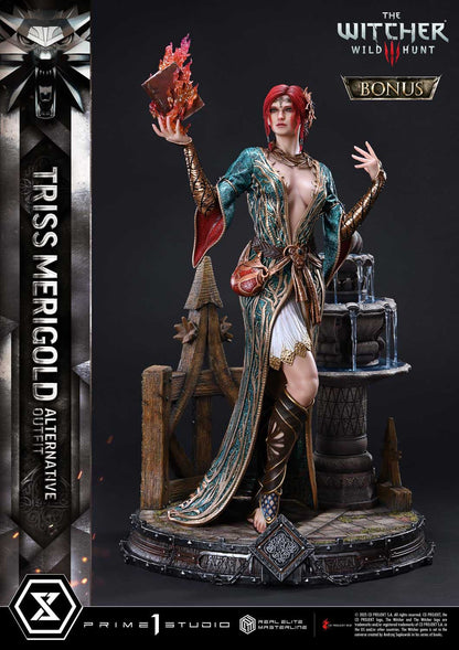 The Witcher 3: Wild Hunt: Triss Merigold (Alternative Outfit Bonus Ver.): Real Elite Masterline 1/4 Scale Limited Edition Statue - Prime 1 Studio Statue