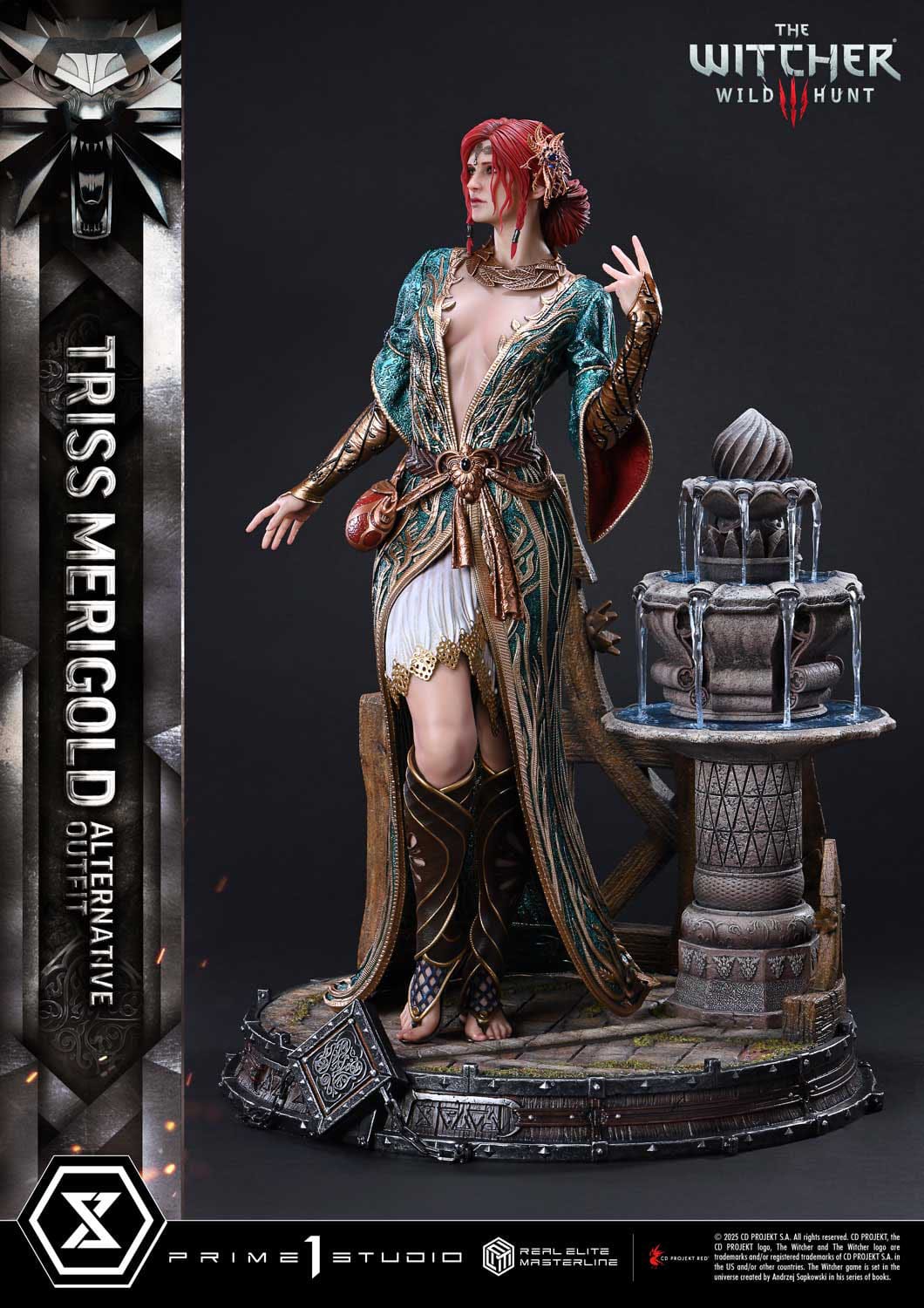 The Witcher 3: Wild Hunt: Triss Merigold (Alternative Outfit): Real Elite Masterline 1/4 Scale Statue - Prime 1 Studio Statue