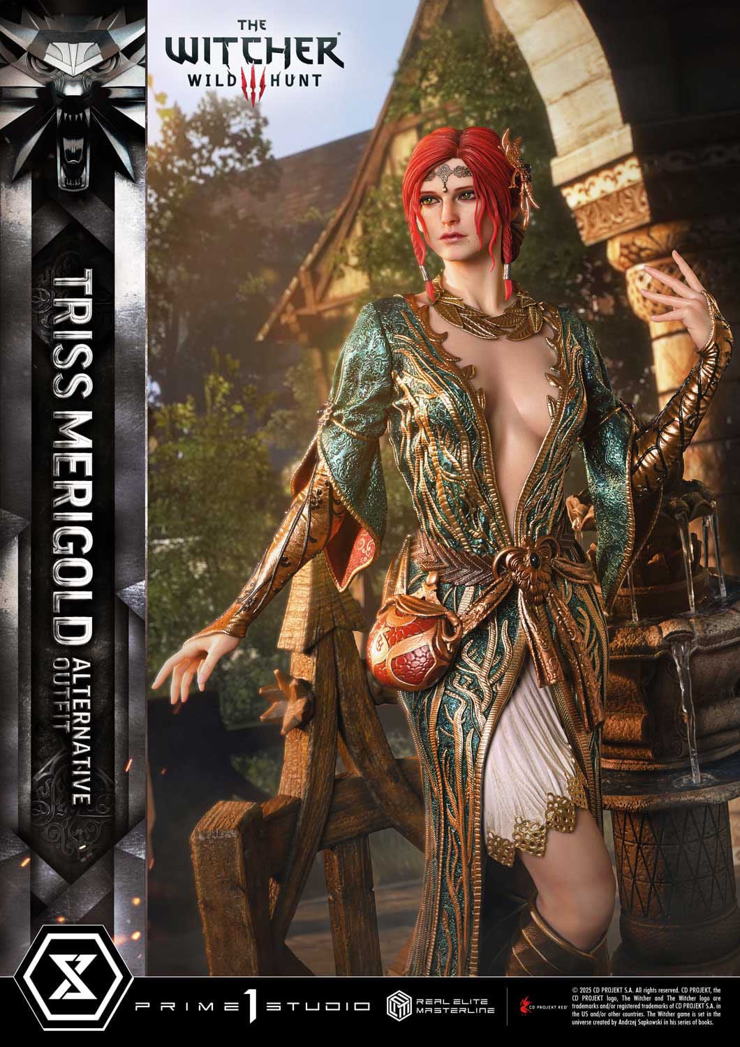 The Witcher 3: Wild Hunt: Triss Merigold (Alternative Outfit): Real Elite Masterline 1/4 Scale Statue - Prime 1 Studio Statue
