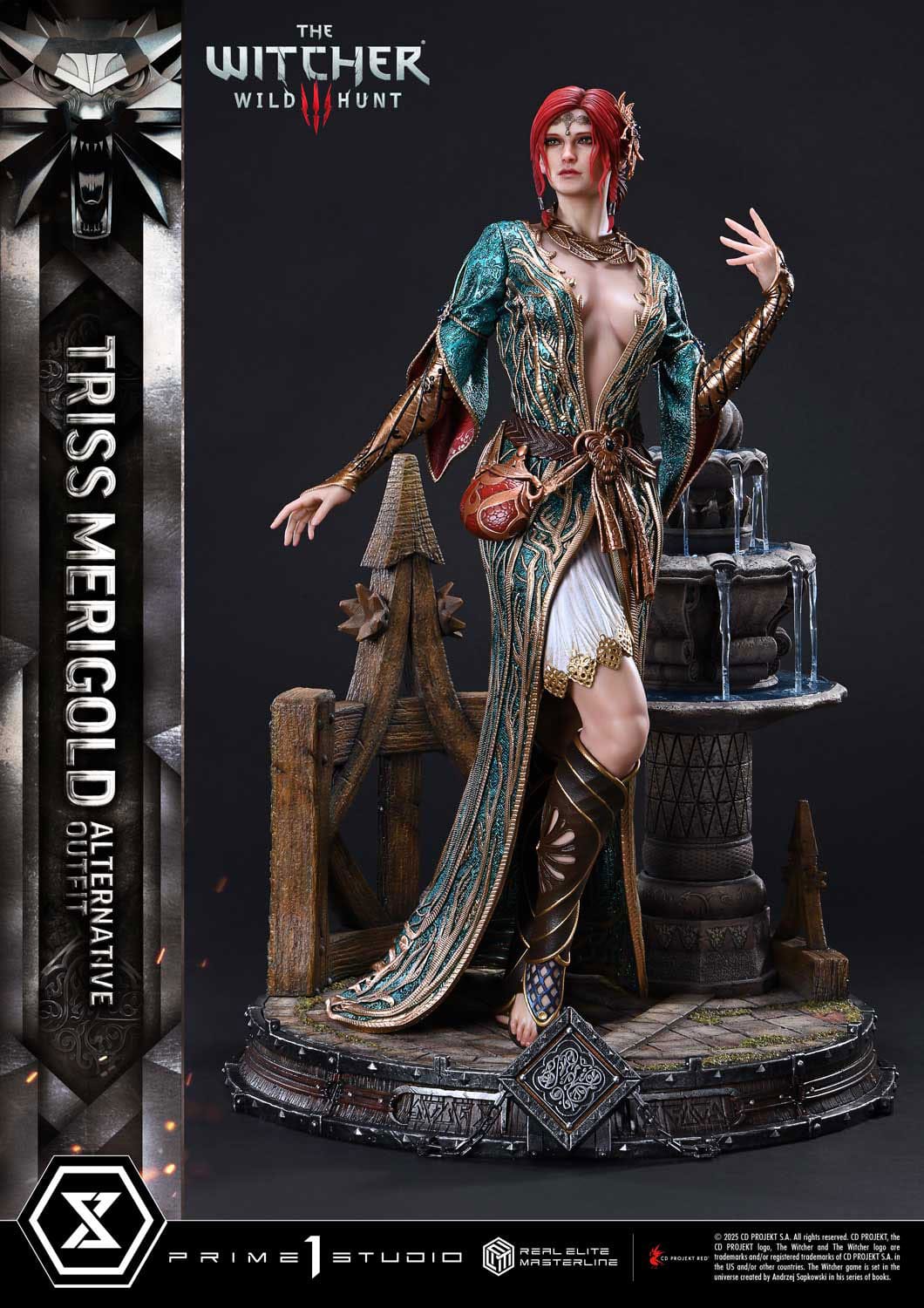 The Witcher 3: Wild Hunt: Triss Merigold (Alternative Outfit): Real Elite Masterline 1/4 Scale Statue - Prime 1 Studio Statue