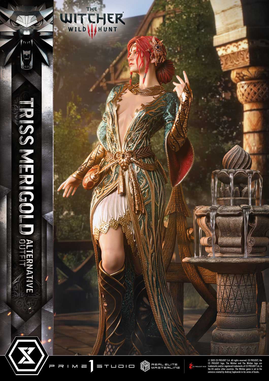 The Witcher 3: Wild Hunt: Triss Merigold (Alternative Outfit): Real Elite Masterline 1/4 Scale Statue - Prime 1 Studio Statue