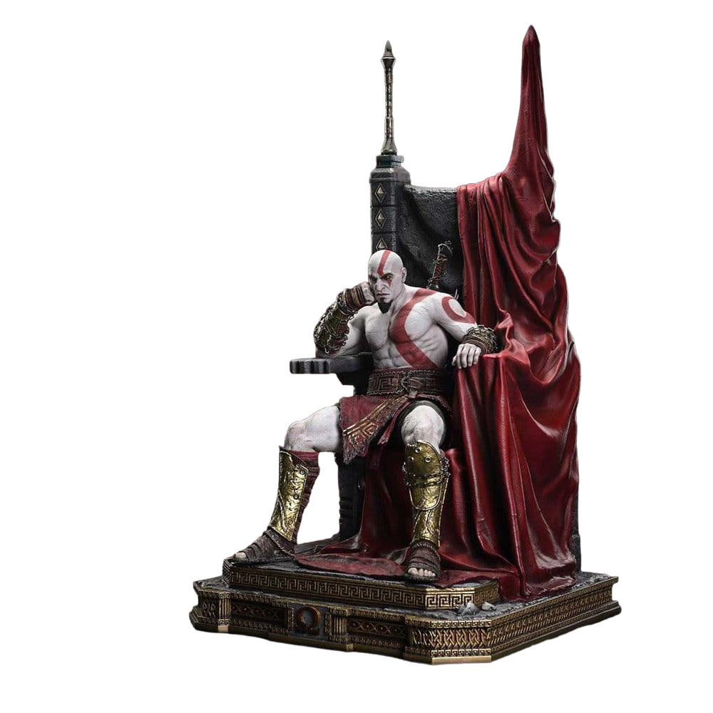Throne Legacy God of War Series Statue 1/3 Ragnarok Young Thyself Kratos 91 cm - Prime 1 Studio Statues