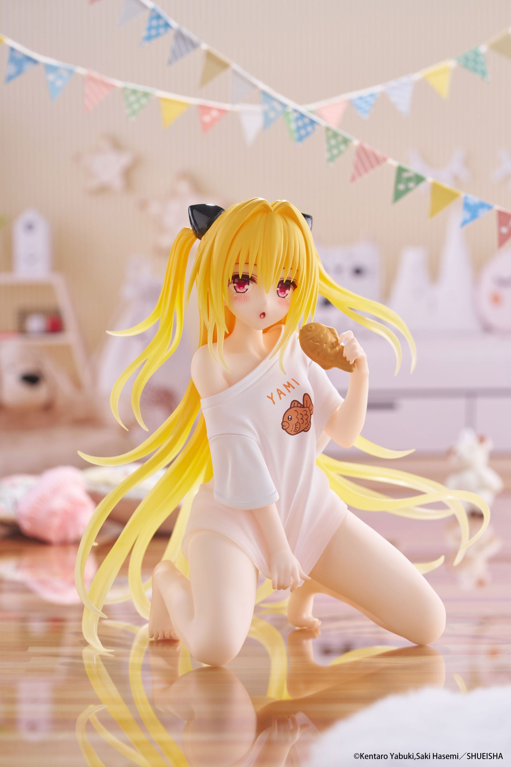 To Love-Ru Darkness: Golden Darkness (Roomwear Ver.): Desktop Cute Figure - Taito Figure