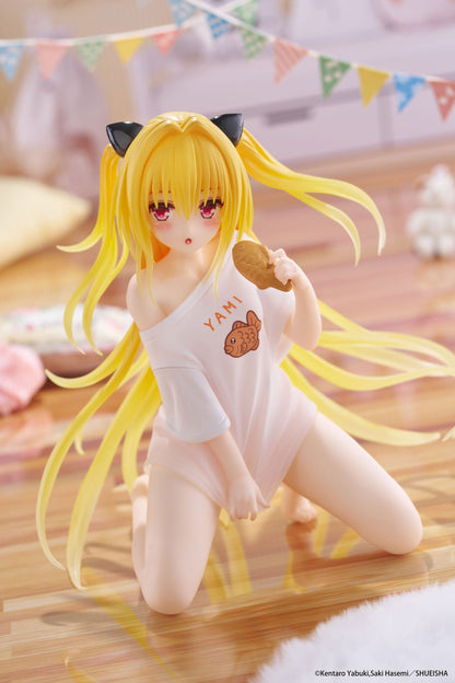 To Love-Ru Darkness: Golden Darkness (Roomwear Ver.): Desktop Cute Figure - Taito Figure