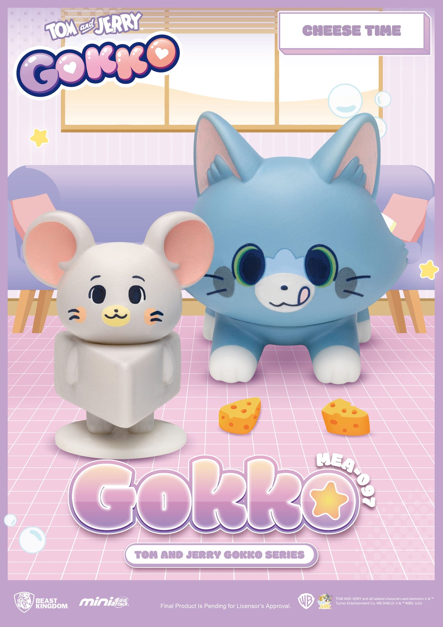 Tom and Jerry: Mini Egg Attack: Gokko Series: Box of 6 - Beast Kingdom Toys Blind Boxes, Mini Figures & Capsule Toys