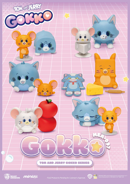 Tom and Jerry: Mini Egg Attack: Gokko Series: Box of 6 - Beast Kingdom Toys Blind Boxes, Mini Figures & Capsule Toys