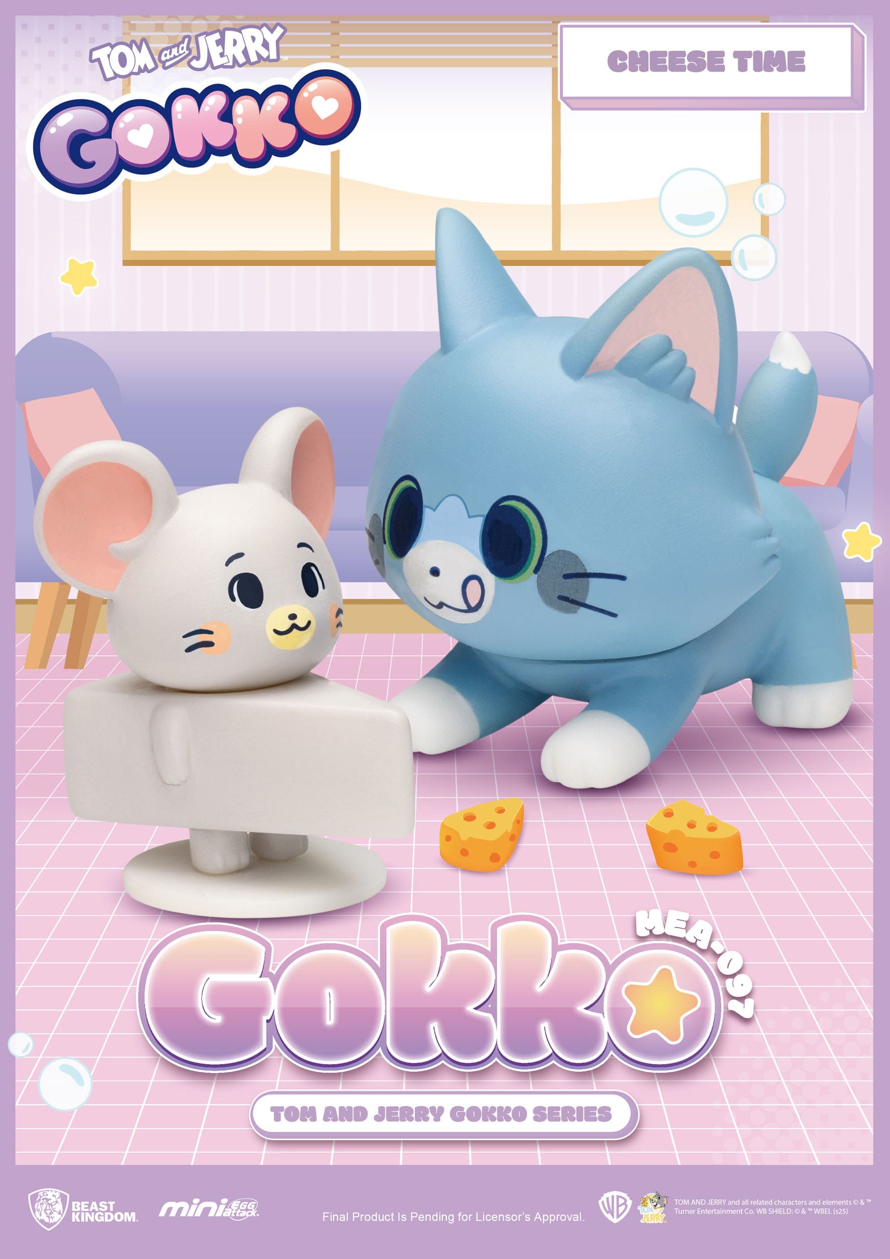 Tom and Jerry: Mini Egg Attack: Gokko Series: Box of 6 - Beast Kingdom Toys Blind Boxes, Mini Figures & Capsule Toys