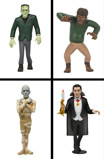 Toony Terrors: Series 10: Universal Monsters: Full Set of 4 - Neca Action Figures
