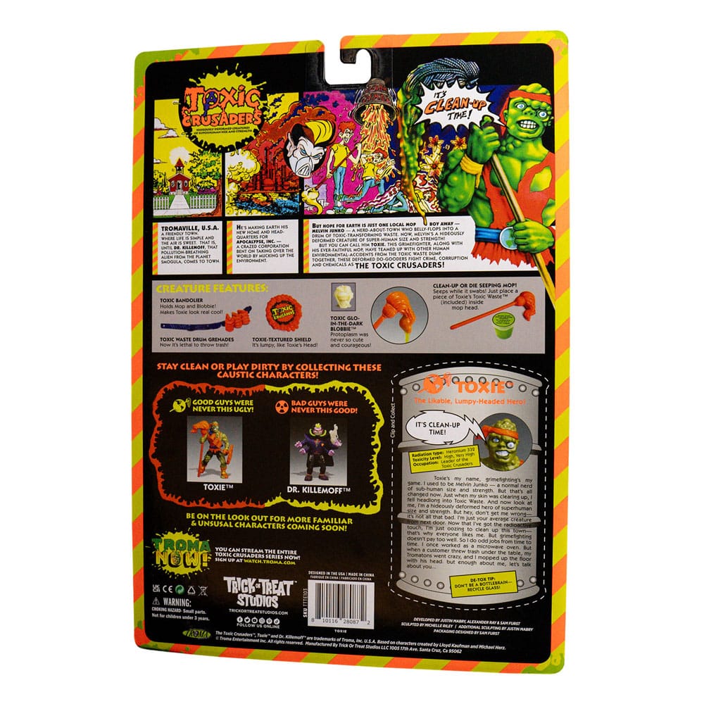 Toxic Crusader Action Figure Toxie 13 cm - Trick Or Treat Studios Statues