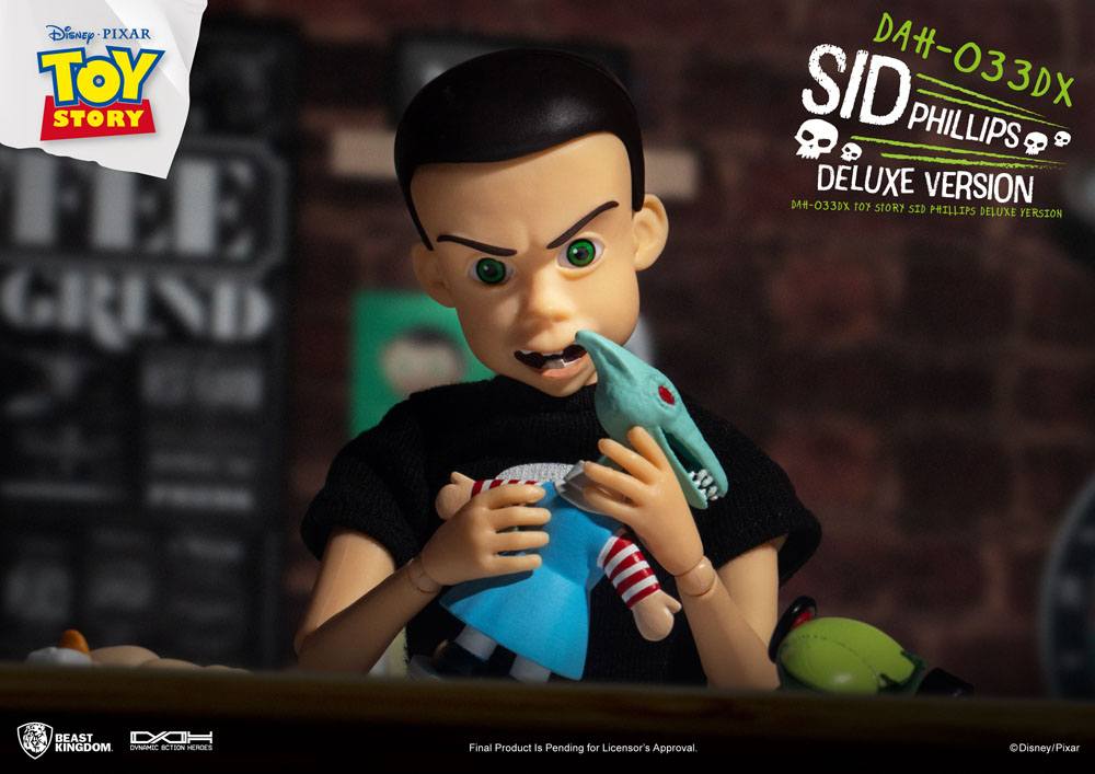 Toy Story: Sid Phillips (Deluxe Version): Dynamic 8ction Heroes Action Figure - Beast Kingdom Toys Action Figures