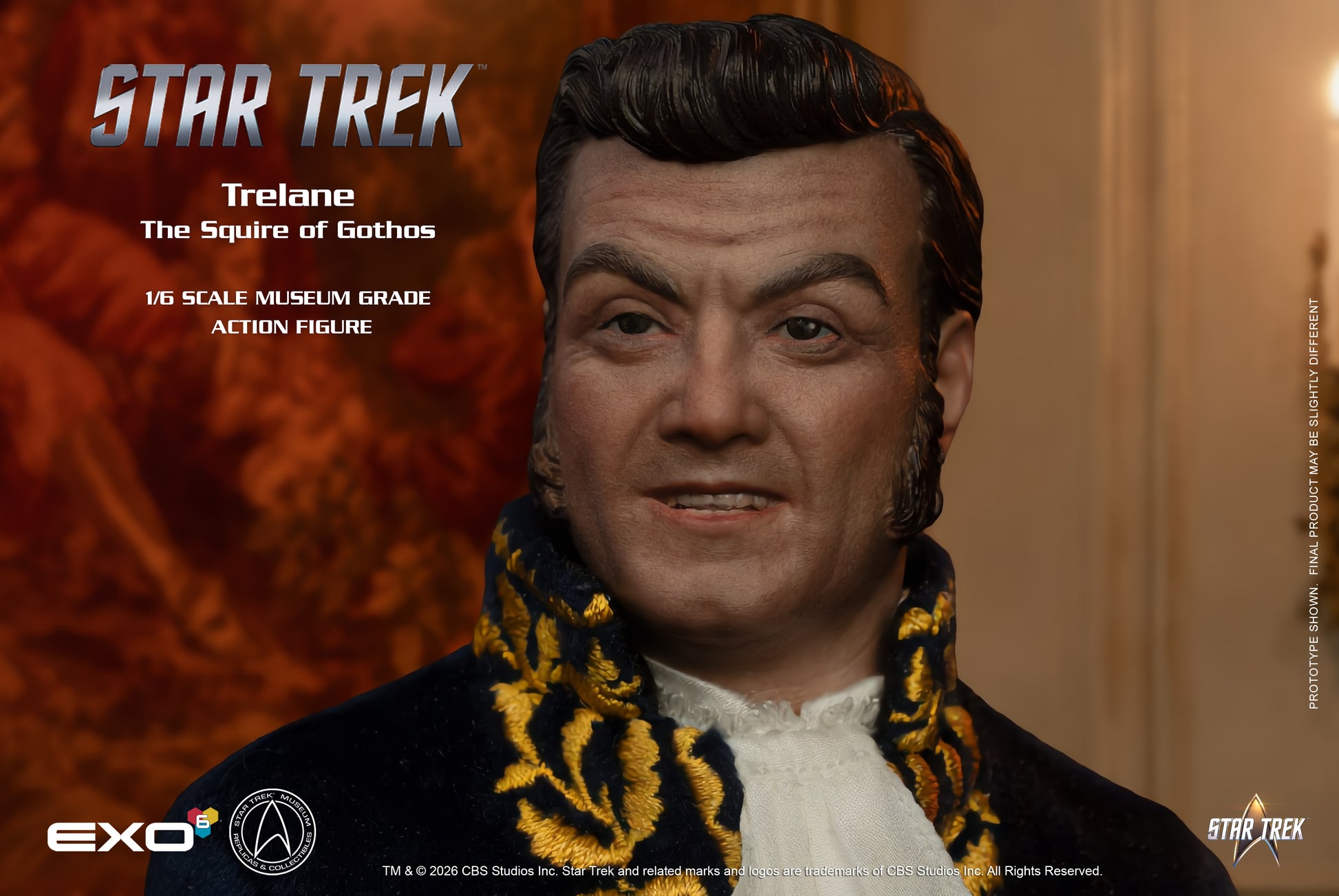 Star Trek: The Original Series: Trelane (The Squire of Gothos): 1/6 Scale Action Figure - EXO-6 Action Figures