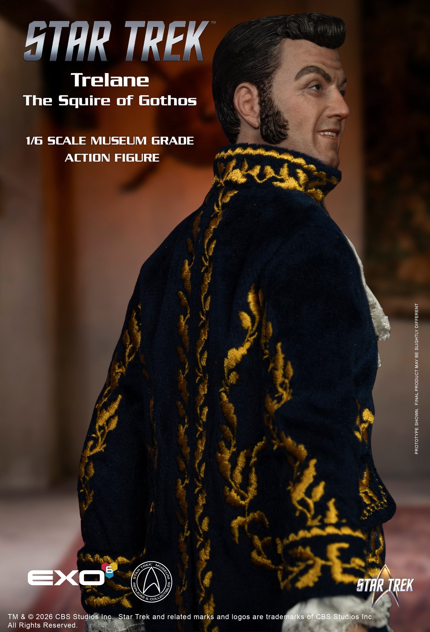 Star Trek: The Original Series: Trelane (The Squire of Gothos): 1/6 Scale Action Figure - EXO-6 Action Figures