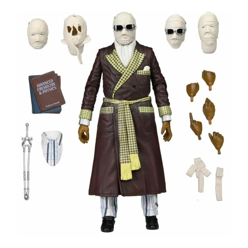 Universal Monsters: Invisible Man "Kemp House" (Colour Ver): Ultimate 7" Action Figure Neca