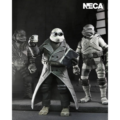 Universal Monsters x Teenage Mutant Ninja Turtles Turtles: (Black & White): 7" Action Figure Figure 4-Pack: Neca - Neca Action Figure