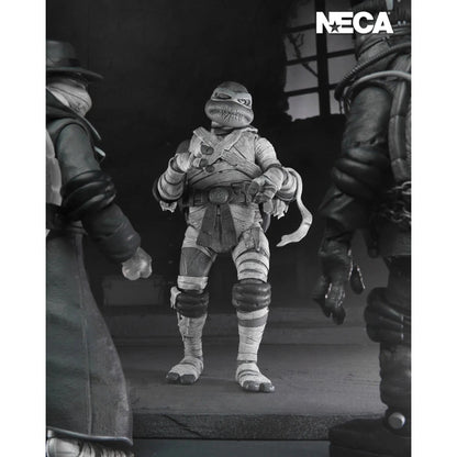 Universal Monsters x Teenage Mutant Ninja Turtles Turtles: (Black & White): 7" Action Figure Figure 4-Pack: Neca - Neca Action Figure