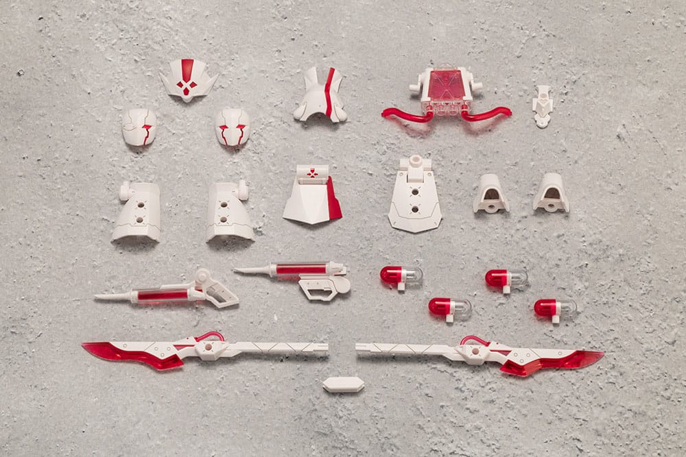 Unlimited Universe Megalomaria Model Kit Metamorphose Unit Exarmor White Nurse 16 cm - Kotobukiya Model Kits