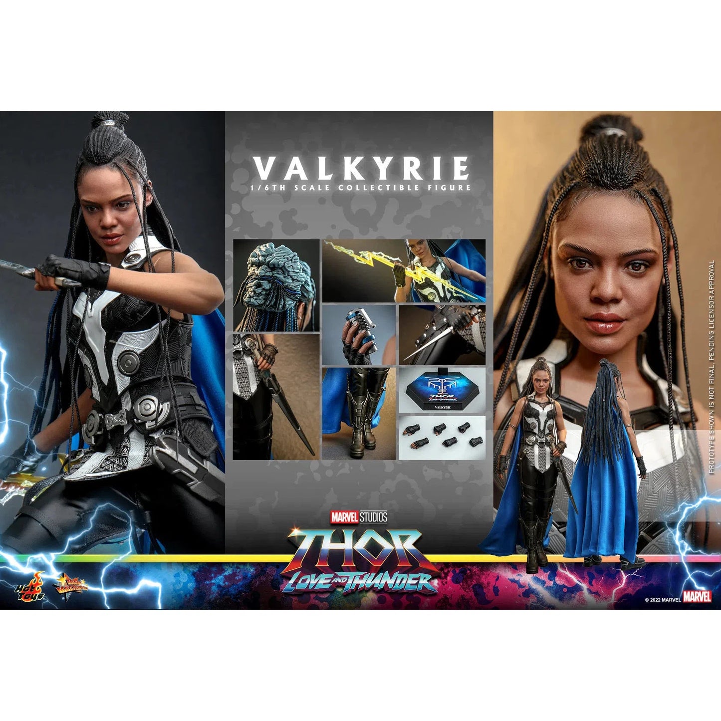 Valkyrie: Thor Love & Thunder: MMS673: Hot Toys by Hot Toys – Action Figure, [scale], UK stockist Planet Action Figures