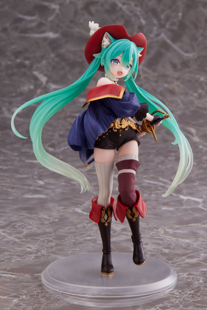 Vocaloid Hatsune Miku (Puss in Boots) Wonderland Figure (Reissue) - Taito Figure